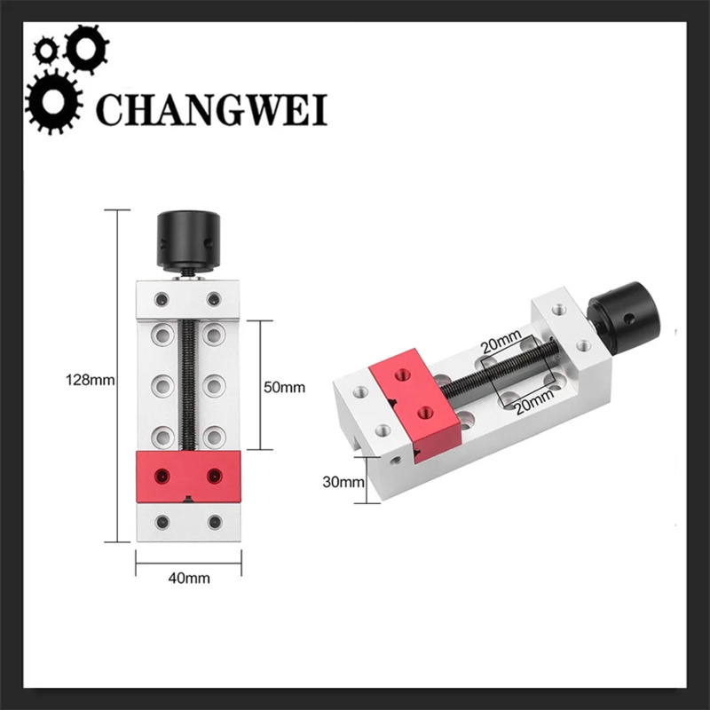 50mm Mini Aluminum Flat Clamp Vise Vise Drilling Machine Vise Fixing Tool Engraving Vise For Cnc Machining