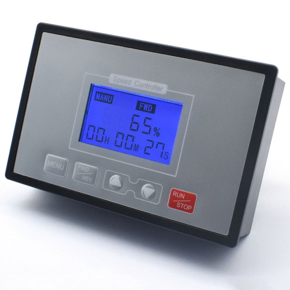 Inteligentny cyfrowy wyświetlacz LCD 0 ~ 100% regulowany 60A PWM regulator obrotów silnika DC rozrządu odwracalny pilot 12V 24V 36V 48V