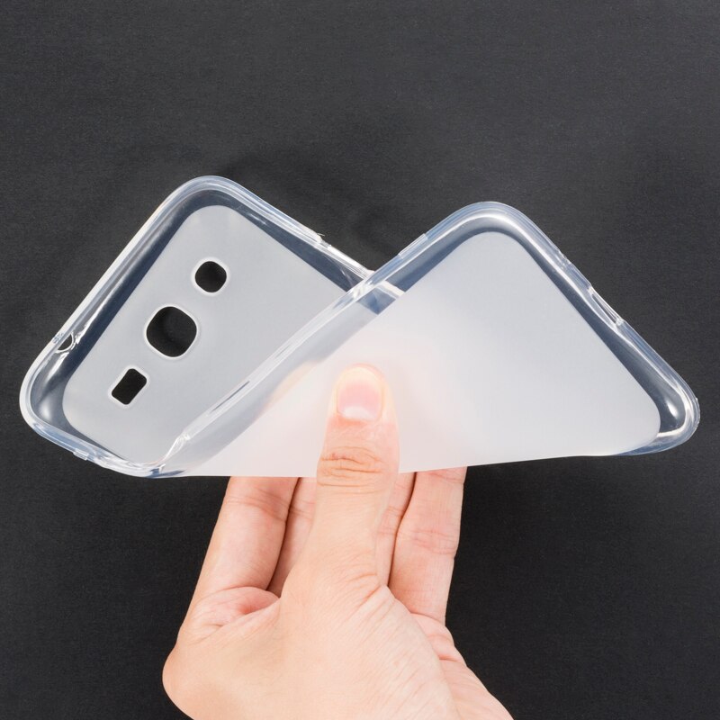 Coque arrière en Silicone TPU pour Samsung Galaxy, compatible modèles Mega 5.8 I9150, 5.8, mat, mince, antichoc: White