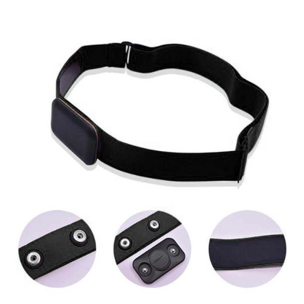 Heart Rate Monitor Sport Running Sensor Adjustable Chest Strap For Wahoo Garmin Polar Connected Outdoor Band