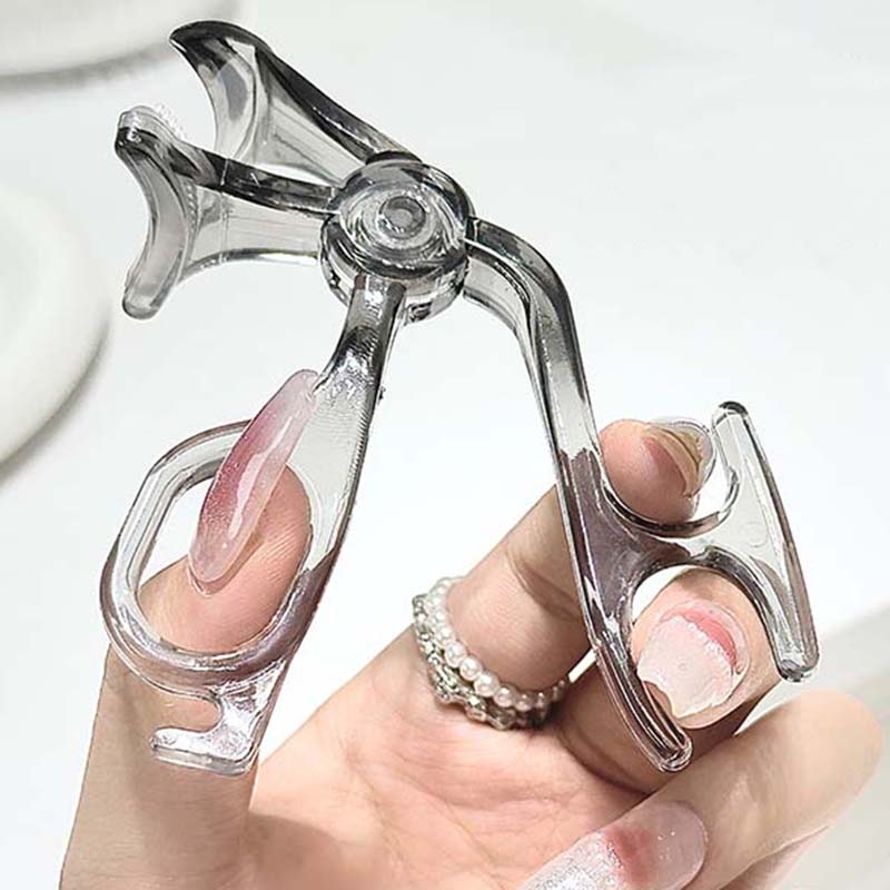 Rizador de pestañas con peine de dientes sin marco para rizar y dar forma a las pestañas naturales herramienta para rizar pestañas gran angular herramienta de maquillaje de ojos