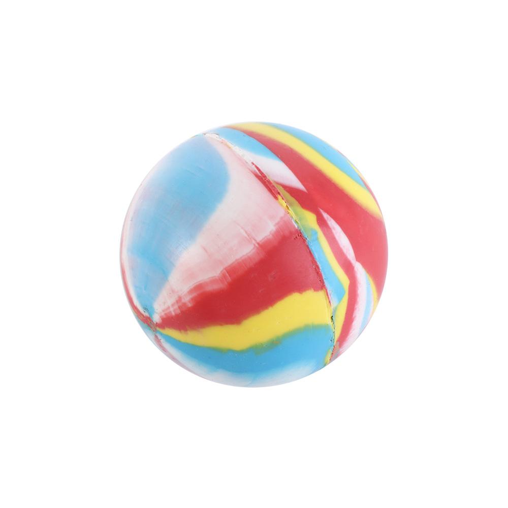 Luminous Outdoor Games Fun Family Activities Rubber Bouncing Ball Color Bouncing Ball Jumping Balls Children Ball: WHITE