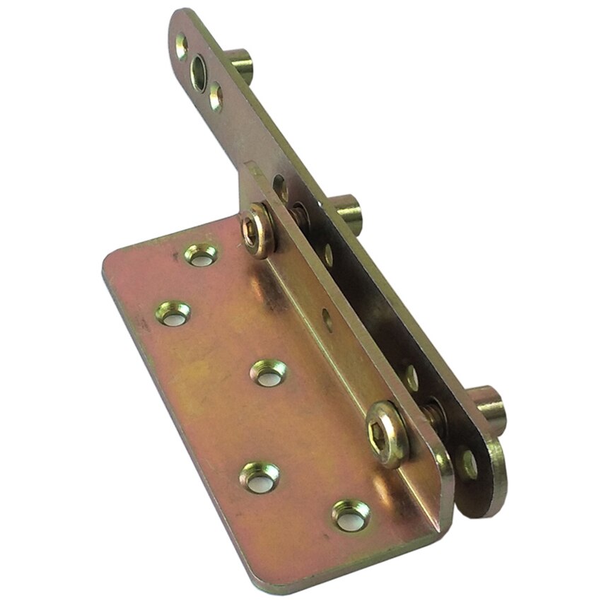 No-Mortise Bed Rail Fittings Complete Set, Heavy Duty Rust Proof Frame Bracket for Connecting to Wood, Headboards, Foot-Boards