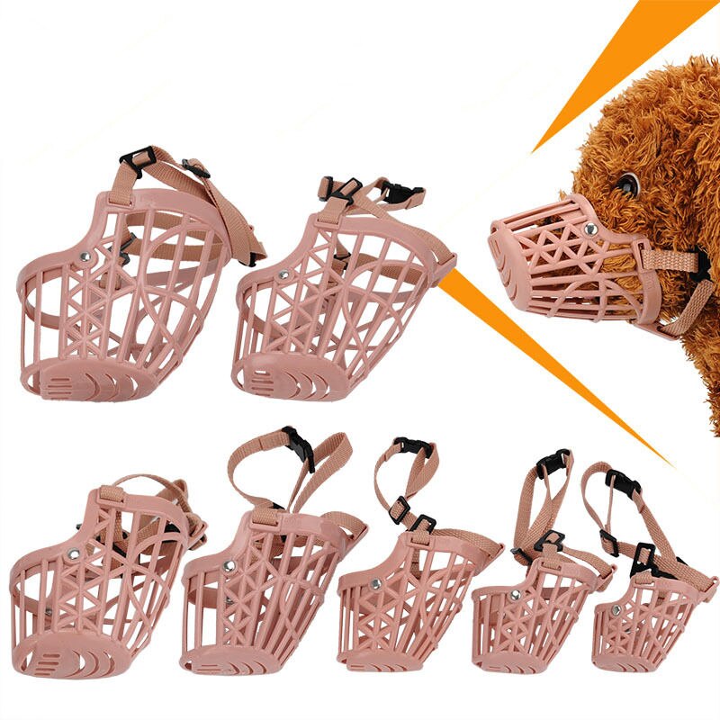 Bozal antiladridos para perros pequeños y grandes, boquillas ajustables para la boca para perros, correas de nailon, accesorios para cachorros