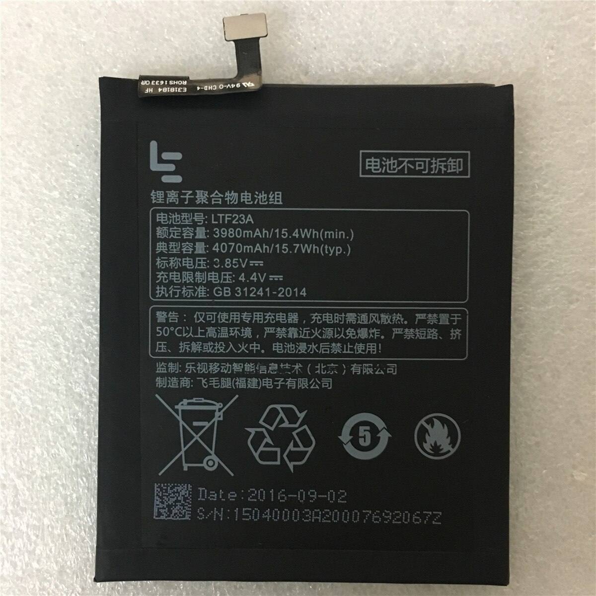 LTF23A-batería Original de 4070mAh para teléfono móvil LeEco Le Pro 3, X720, X722, X728, baterías de teléfonos móviles + herramientas gratuitas