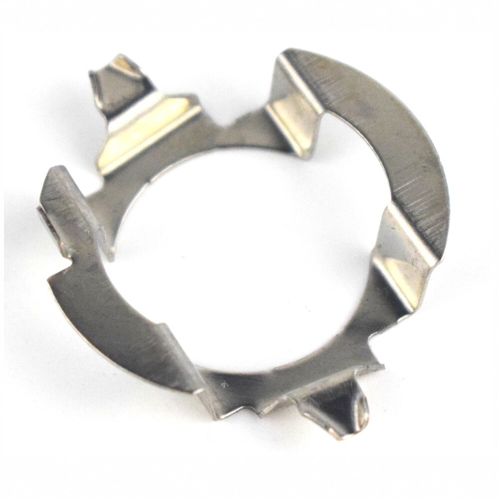 Carro h7 led farol adaptador para mercedes-benz classe e ml350 vw touareg skoda h7 metal retentor clipes base