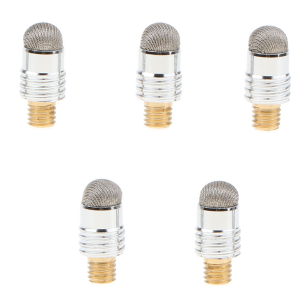 5Pack 2-In-1 Capacitieve Mesh Fiber Tips Vervanging Voor Touchscreen Mobiele Telefoon Tablet Stylus Dia 6.0mm