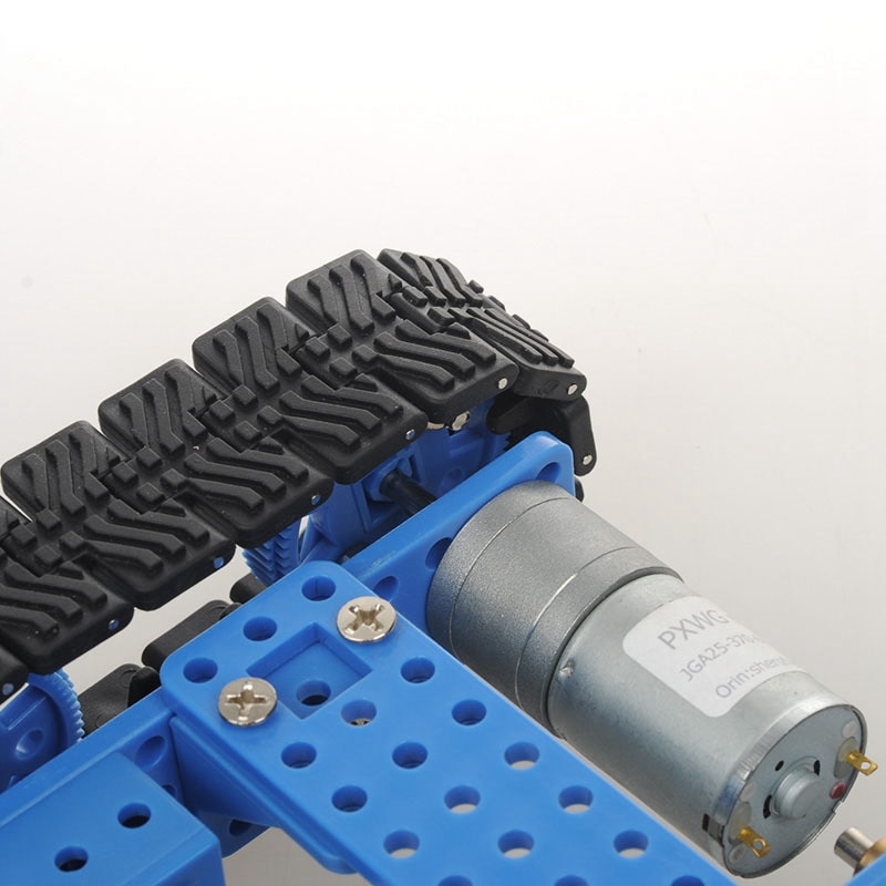 DIY Technology Production Assembled Tanks with Remote Control High Torque Small Track Tanks DIY Robot