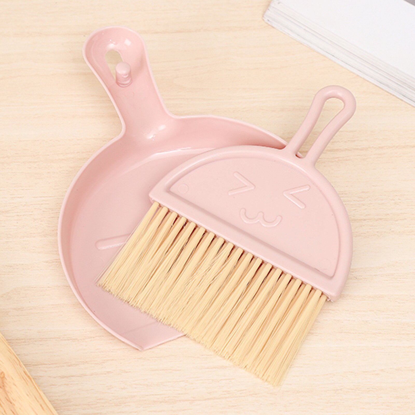 Cleaning Supplies Household Cleaning Tools Mini Desktop Sweeping Cleaning Brush Small Cleaning Brush And Dustpan Set Broom Set: 3
