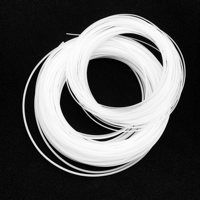 Tube en PTFE ID 0.3 0.6 0.8 1 1.2 1.5 1.6 1.8 2 2.5 3 4mm F46, tuyau isolé capillaire, tuyau rigide, résistance à la température et à la Corrosion