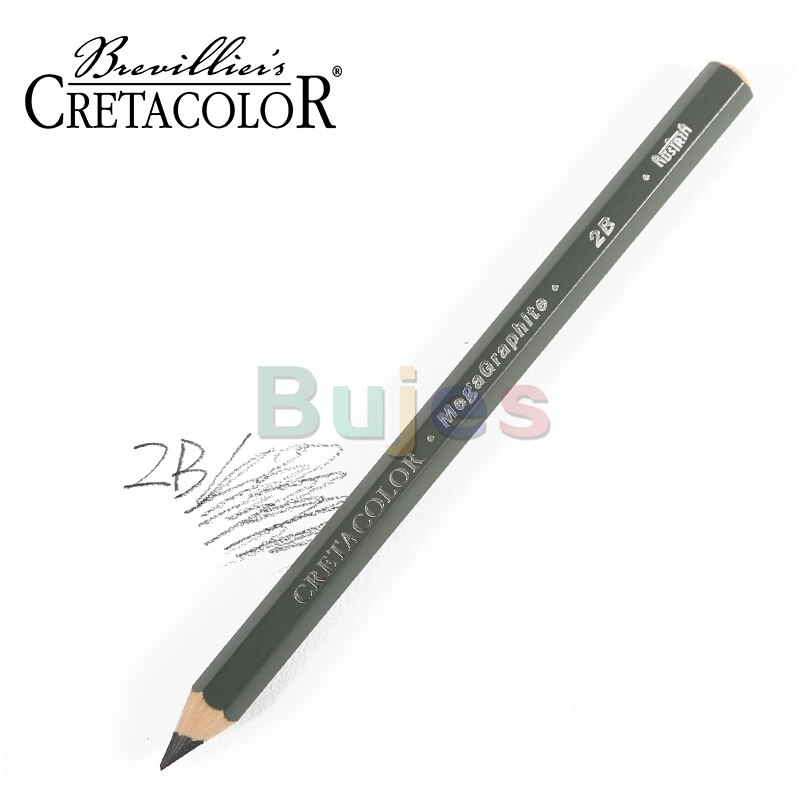 Original Cretacolor Sketch graphite pencil large thick stem lead diameter 5.8mm large graphite sketch pencil B/2B/4B/6B/9B