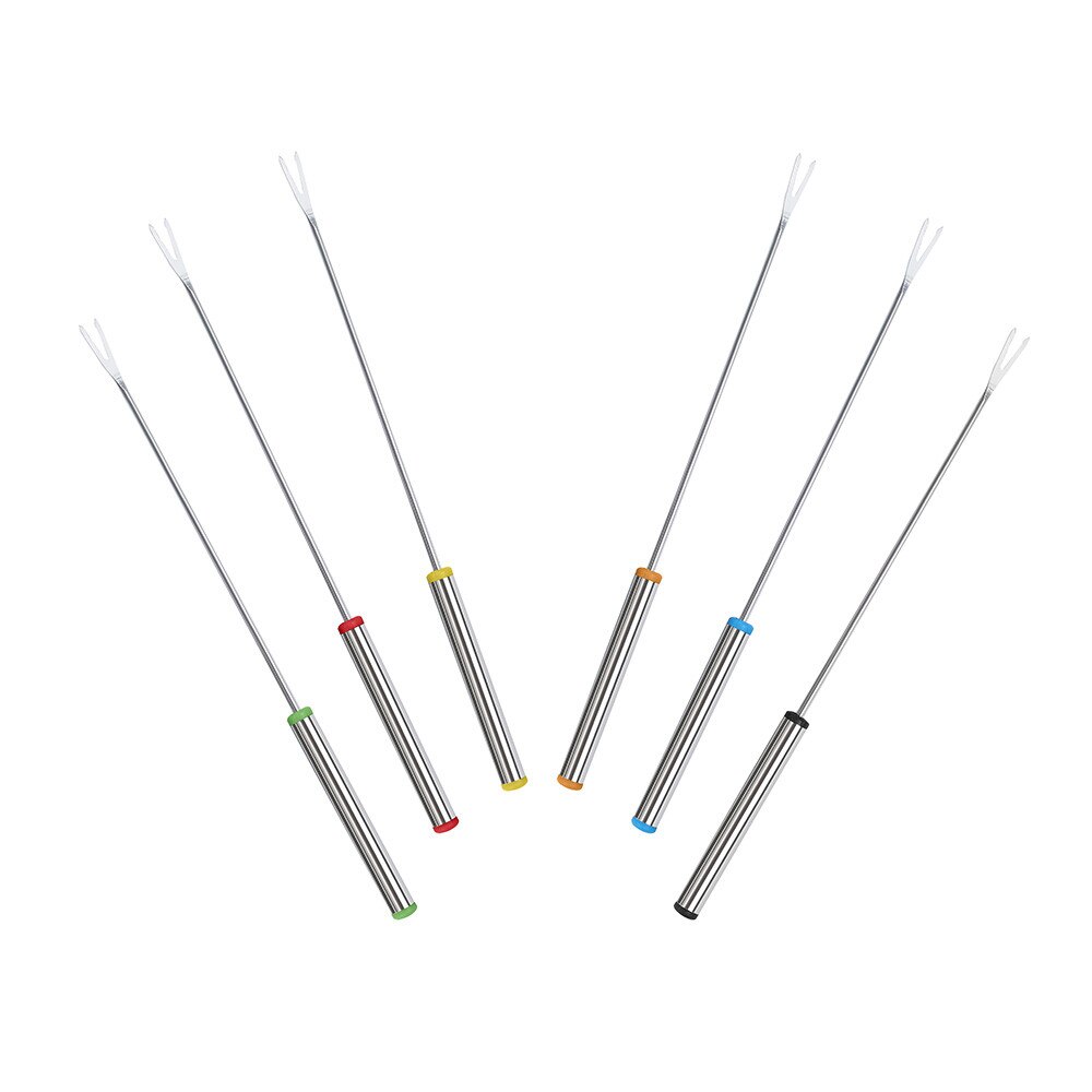 12PCS Corn On The Cob Holders Stainless Steel BBQ Prongs Skewers Forks Party#25