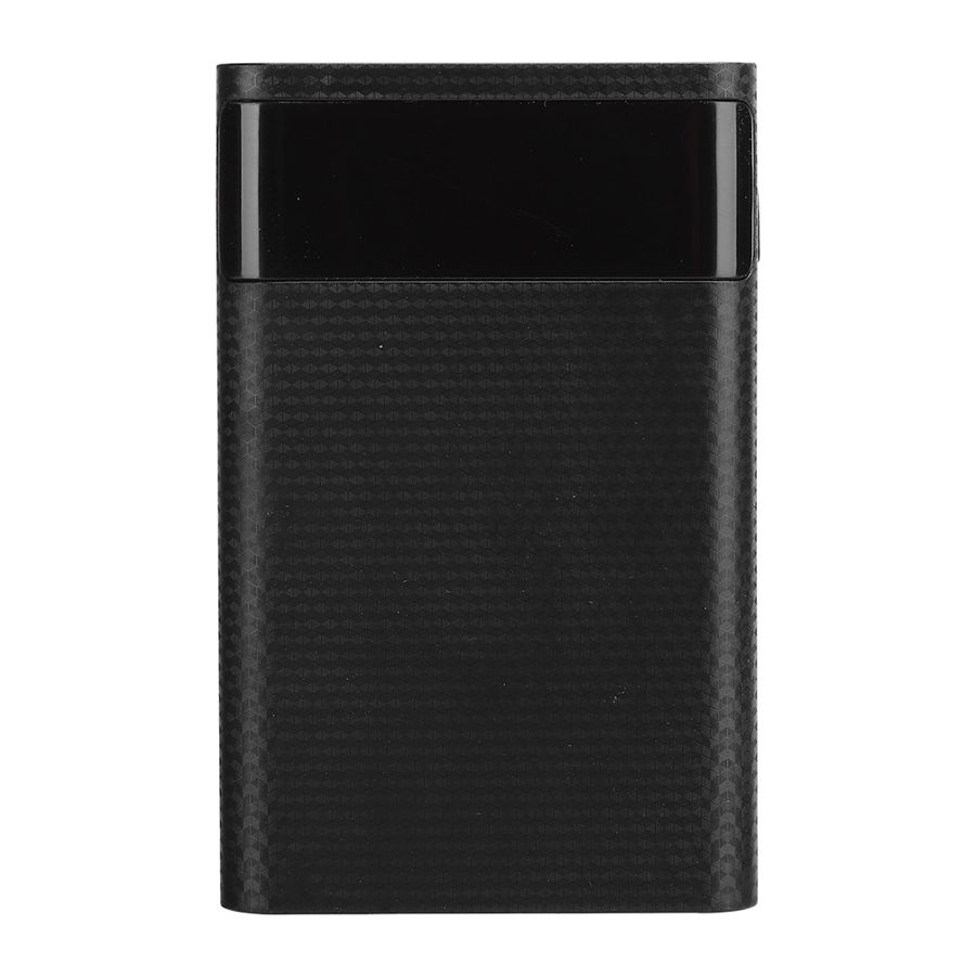 power bank diy ABS 4 x 18650 Portable DIY Quick Charging Battery Box Repeated Disassemble No Welding Mobile Power Case Kit: Black