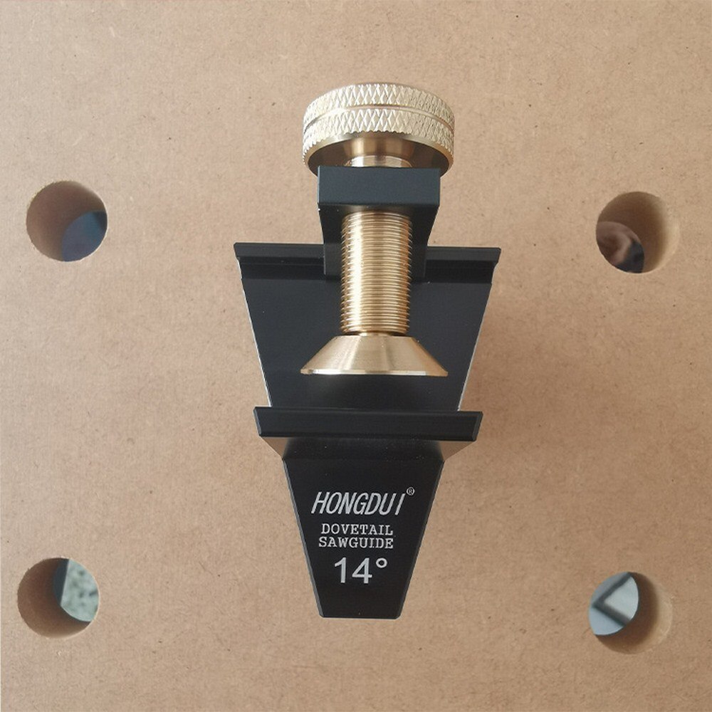 Woodworking Dovetail Guide Rail Saw 1:6 1:7 1:8 90-Degree Right Angle Saw Cutting Gauge Joinery Cutting Woodworking DIY Tool: 14Degree