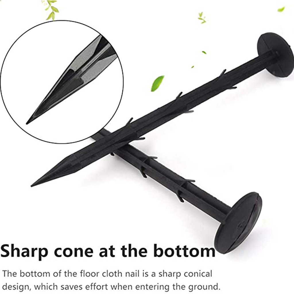 50pcs Tent Peg Plastic Peg Garden Awning Canopy Tent Pegs Camping Stake Nail For Garden Plant Tool Tent Peg