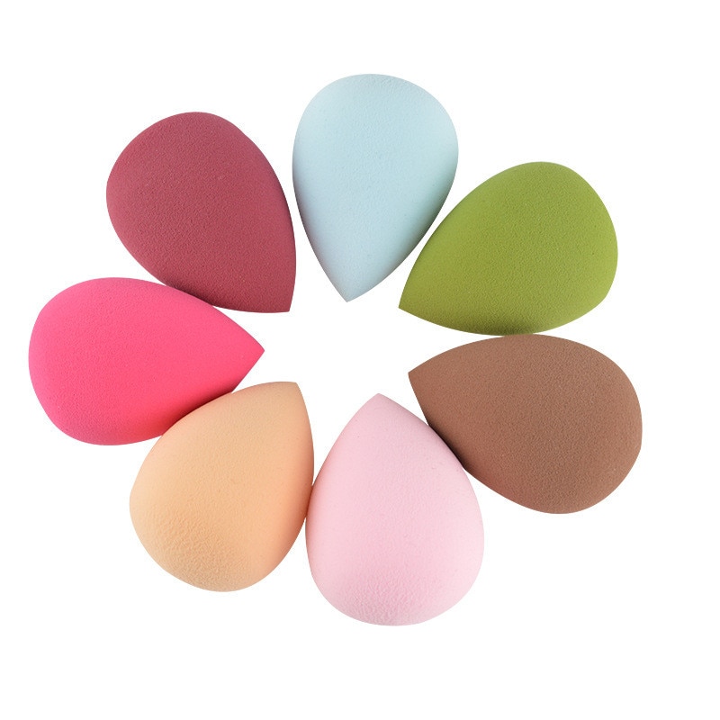 1Pc Water Shape Make-Up Puff Foundation Spons Cosmetische Puff Smooth Beauty Cosmetische Make-Up Accessoires Spons Bladerdeeg Gereedschap