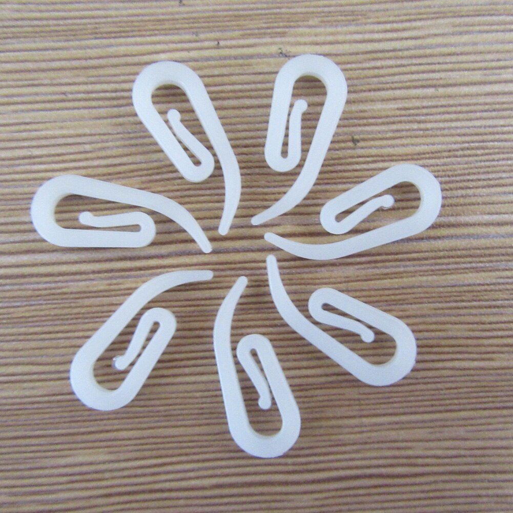 100pcs/bag Accessories Office Hanging Window Rail Home Living Room Bathroom Hotel Hardware Curtain Hooks