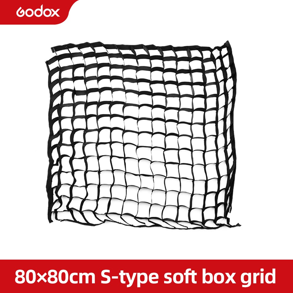 Godox 40x40cm 50x50cm 60x60cm 80x80cm Softbox Honeycomb Grid for Godox S-type Softbox Studio Speedlite Flash Softbox: for 80x80cm Softbox
