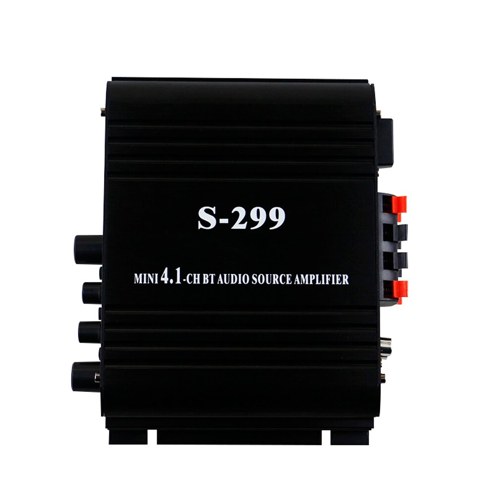 S-299 Mini 4.1 Audio Stereo Eindversterker Bt Draagbare Auto En Thuis Dual-Gebruik 4*40W Remote controle Audio Versterker