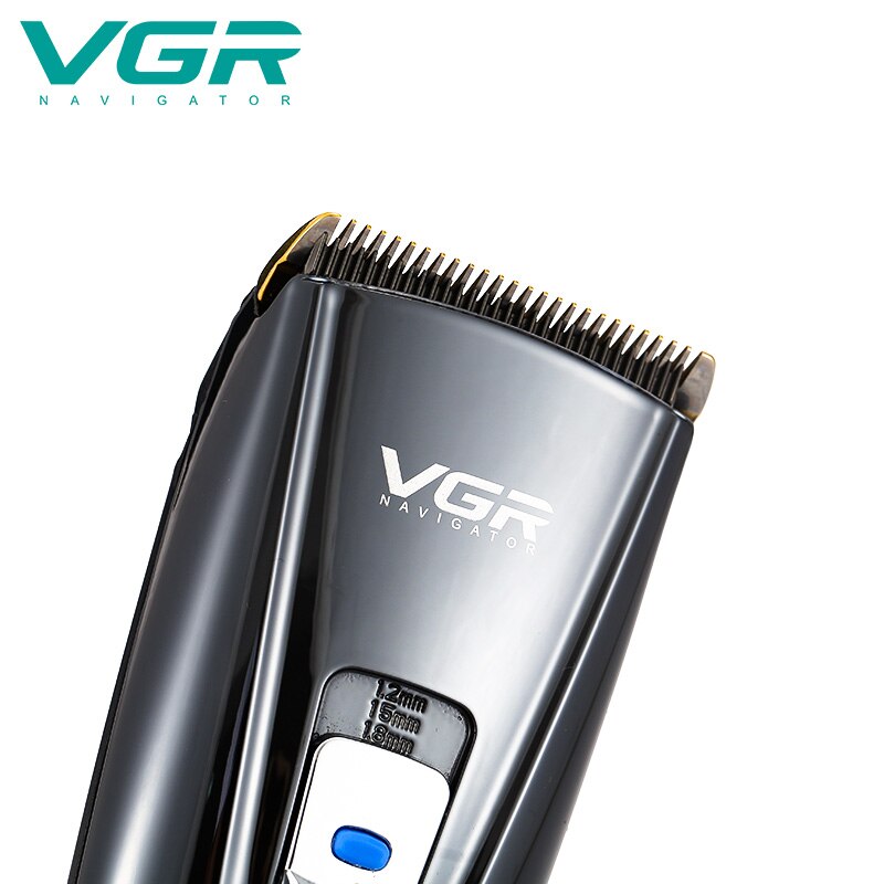 VGR 027 Hair Clipper Personal Care Modeling Barber Haircut LCD Barbershop Reduction Light Trimmer For Men VGR V027