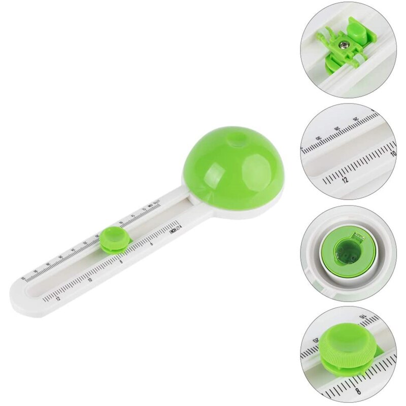 Round Cutting Knife Patchwork Compass Circle Cutter Scrapbooking Cutters Circular Paper Scrapbooking Cards Cutter Circular