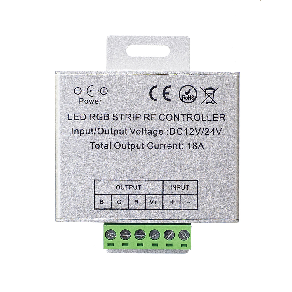 Osiden  dc 12v-24v trådløs rf berøringspanel mørkere rgb fjernkontroll 18a rgb kontroller til 3528 5050 rgb ledet stripelys