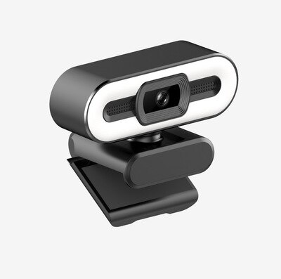 Network Computer Camera USB Plug And Play 2K Webcam 5 Million Pixels Fill Light Camera Noise Reduction Microphone