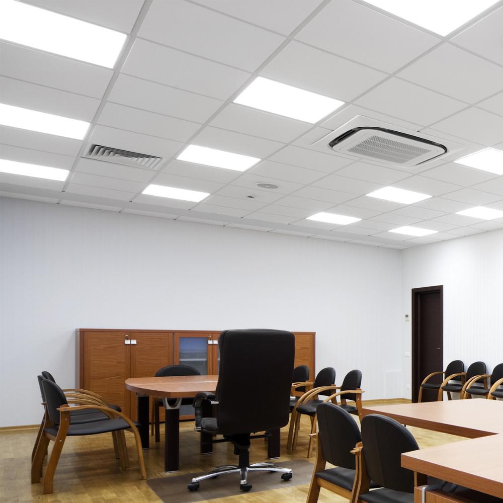 TECHBREY Panel LED Slim 60x60cm 36W 3100lm UGR19 LIFUD para Techo desmontable con driver incluido, Blanco Cálido, Neutro y Frío