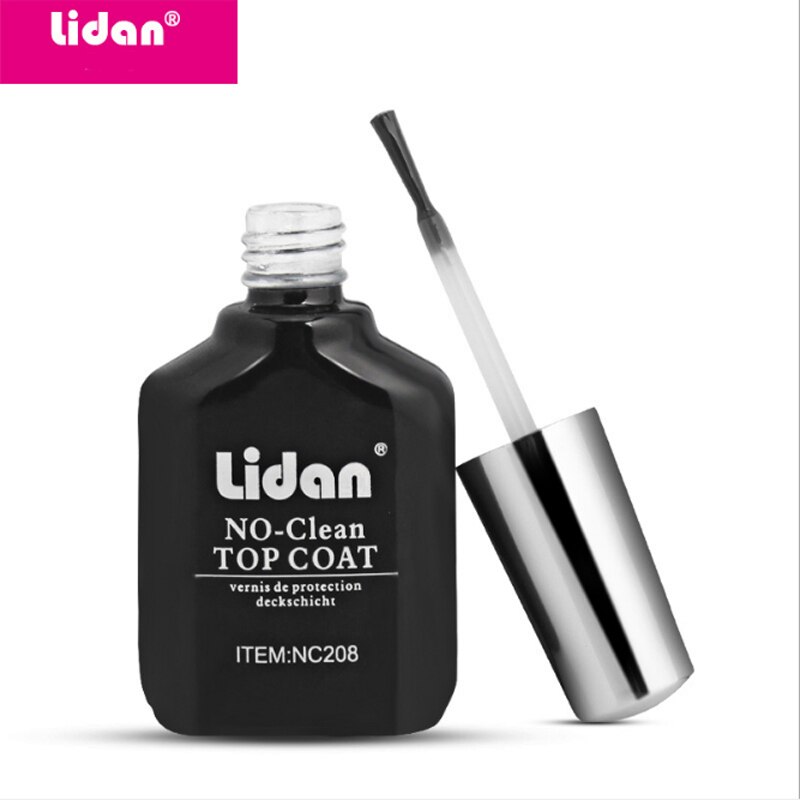 Lidan  nc208 15ml no clean top coat neglelak klare negledesigns