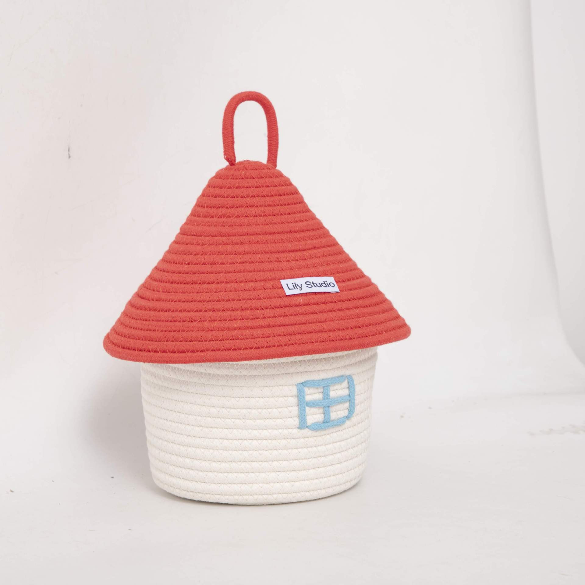 Woven Christmas Tree Storage Basket Christmas Ornament Desktop Home Toy Snacks Toiletries Storage Box Home Decoration: PURPLE