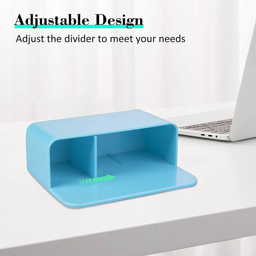 1pc Magnetic Storage Box Whiteboard Marker Pen Holder Storage Box Refrigerator Container Magnet Plastic Office School Supplies