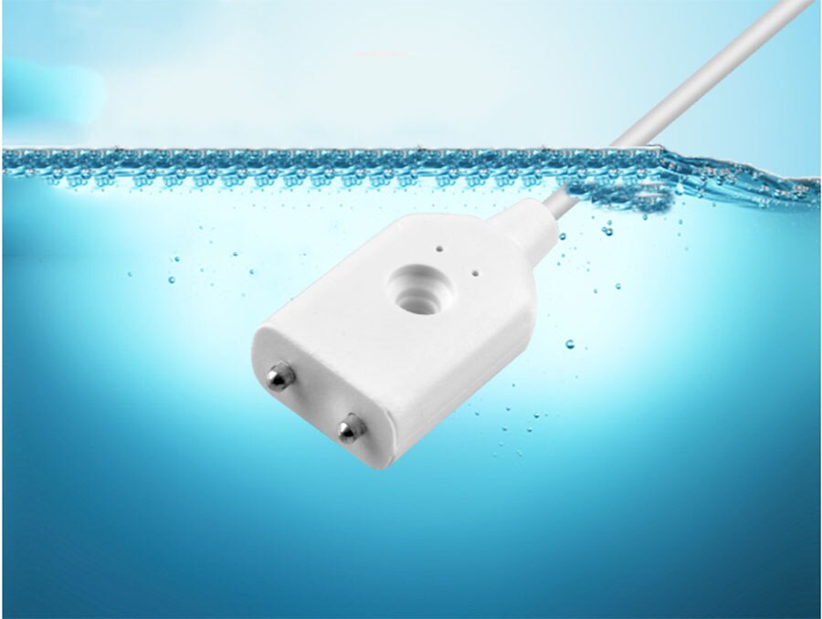 Waterlekkagealarm, 1 m lange kabel met sensor waterlekkage alarmsysteem 120 dB water overloop sensor
