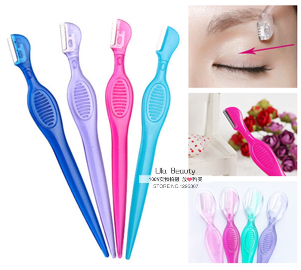 5pcs Face Care Brow Trimmer Women's Eyebrow Shaving Razor Blades