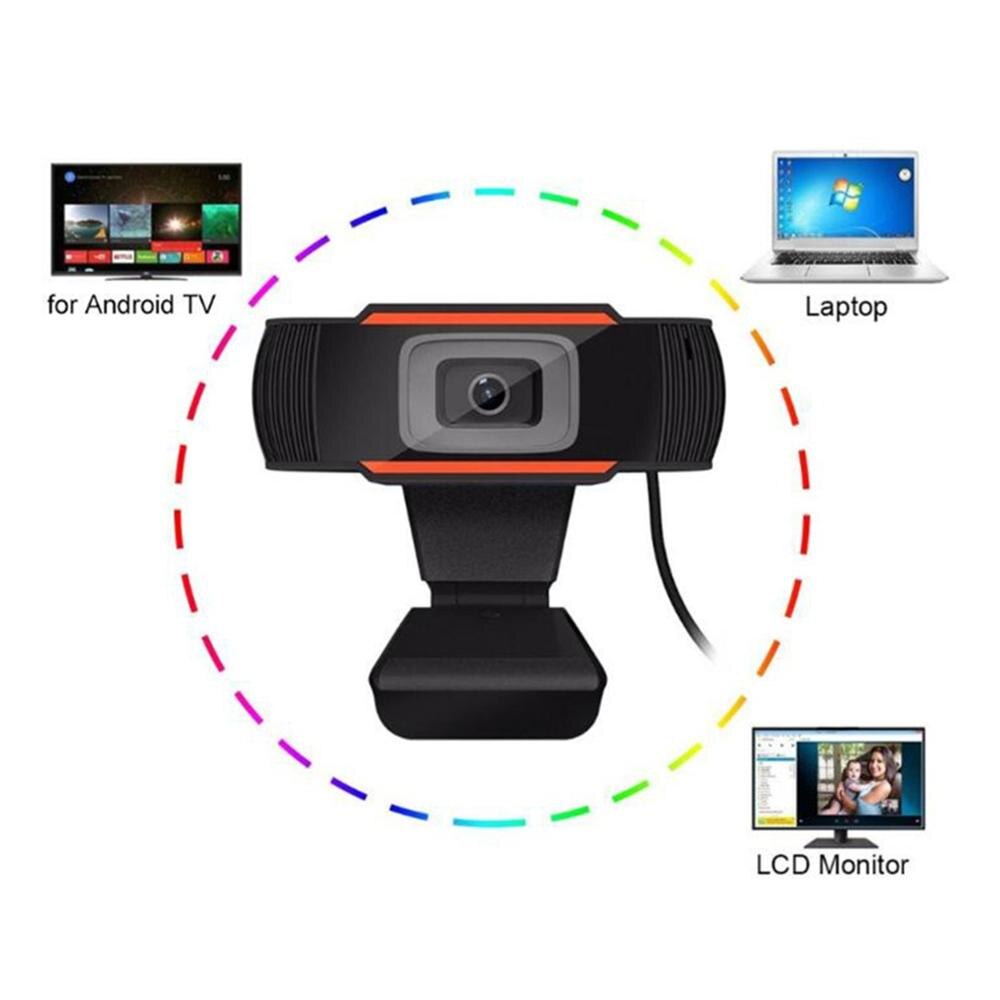 Draaibare Camera Hd Webcam 480P/720P/1080P Usb Camera Video-opname Web Camera Met Microfoon voor Pc Computer