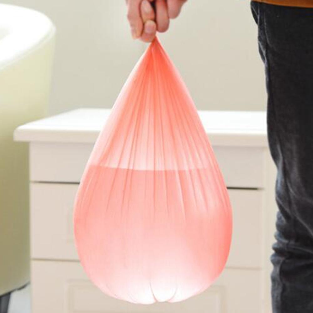 25 pcs/roll Kitchen Garbage Bag Single Color Thickened Breakpoint One-off Cleaning Waste Bag Plastic Trash Bag 45*50cm