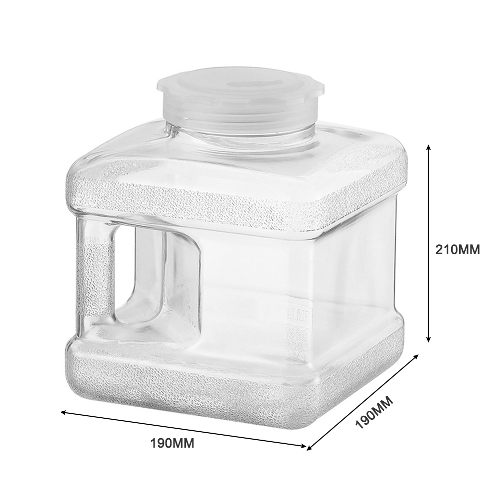 5L/12L Food Grade PC Water Container Outdoor Large Capacity Water Bucket Hiking Camping Water Tank With Faucet Water Bucket: 5L
