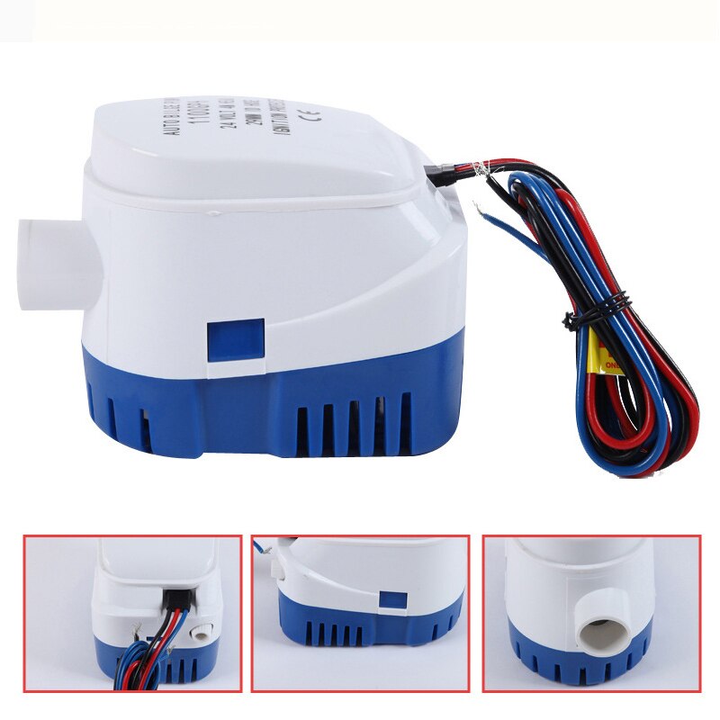 12V Bilgenpumpe 1100GPH Automatische Boot Marine Wasserpumpe Tauch Yacht Boot Motor Wasserflugzeug Hausboot Pumpe