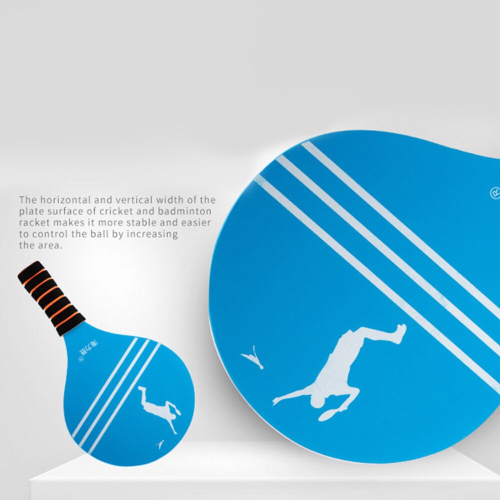 1 Set Chic Funny Useful Board Badminton Racket for Family Outdoor