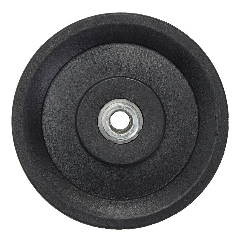 2Pcs Universal 115mm Bearing Pulley Wheel Nylon Wearproof Black For Cable Machine Gym Equipment Accessories Part Garage Door