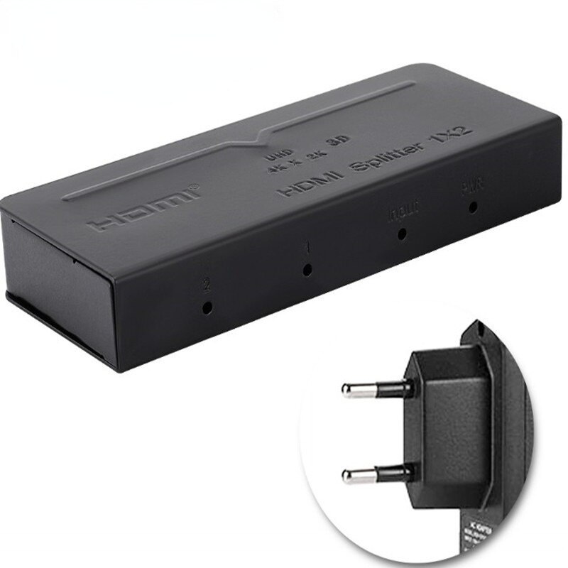 3D 1080P HDMI-compatible Splitter HDCP 1 In 4 Out Power Signal Amplifier 1x4 Audio Spliter Switch HD Converter Adapter