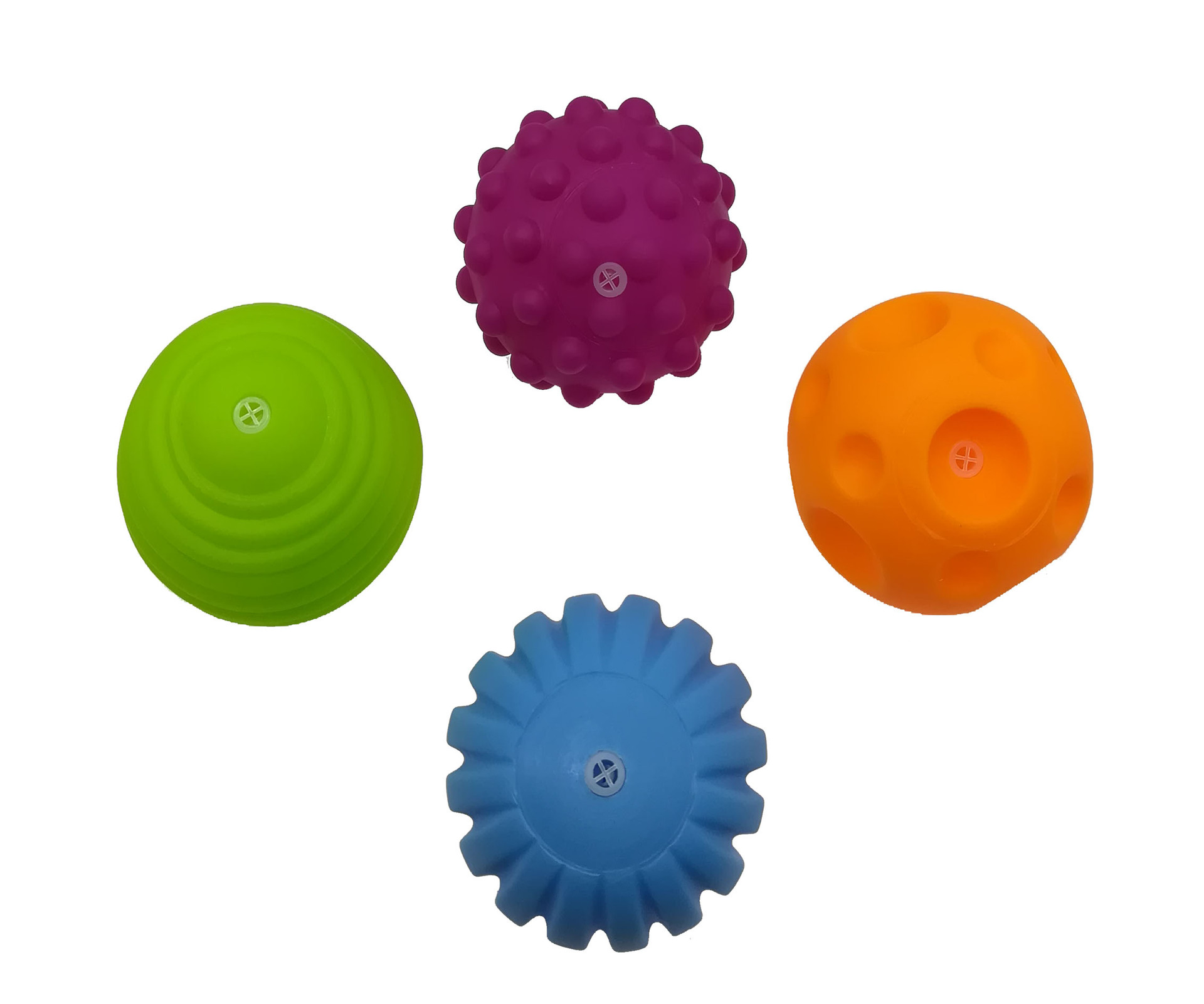 4-6 Stuks Structuur Multi Bal Set Ontwikkelen Baby Tactiele Zintuigen Speelgoed Baby Touch Hand Bal Speelgoed Baby training Bal Massage Zachte Bal