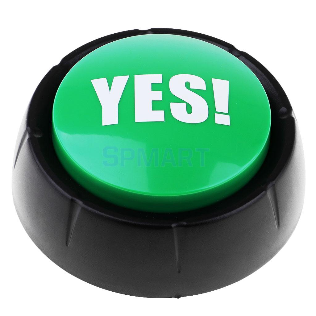 Learning Resources Dome Shaped Sound Buttons Party Game Show Answer Buzzers ''YES'' Novelty Toys for Pub Bar KTV 4 Colors