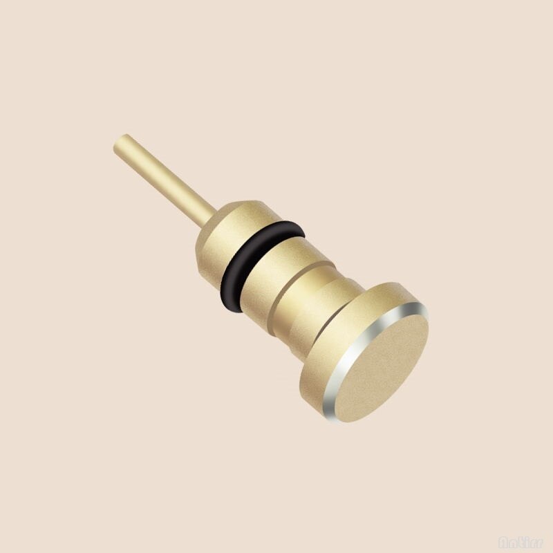 Antirr Metal 2 in 1 Phone Sim Card Tray Eject Pin Tool 3.5mm Earphone Jack Anti Dust Plug Dustproof Cap For Apple iPhone xiaomi