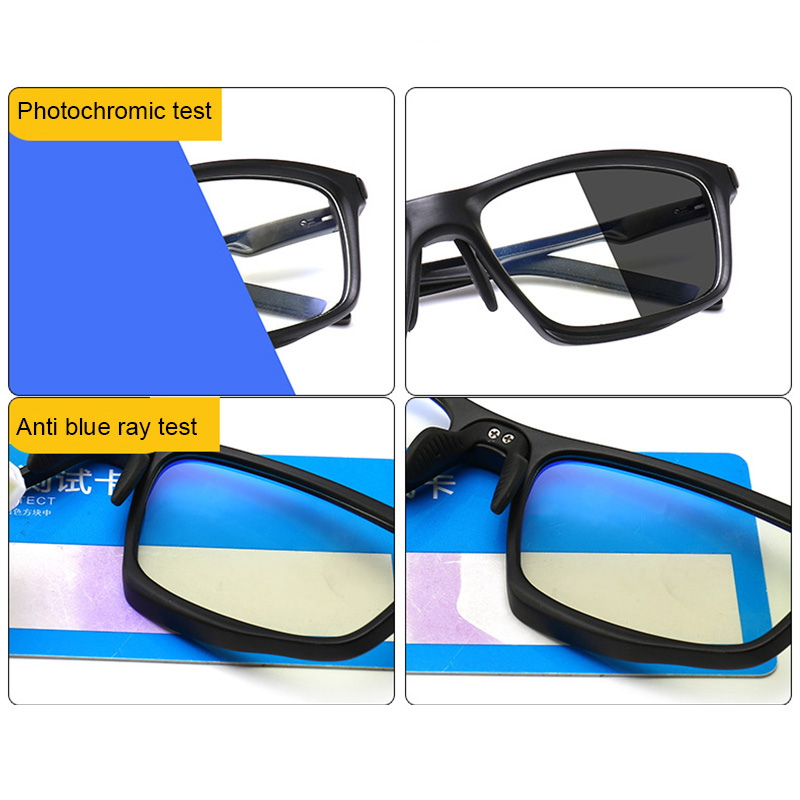 Blue Light Block Glasses Flexible Outdoor Sport Photochromic Sunglasses Computer Glasses Anti Blue Ray Glasses UV Men