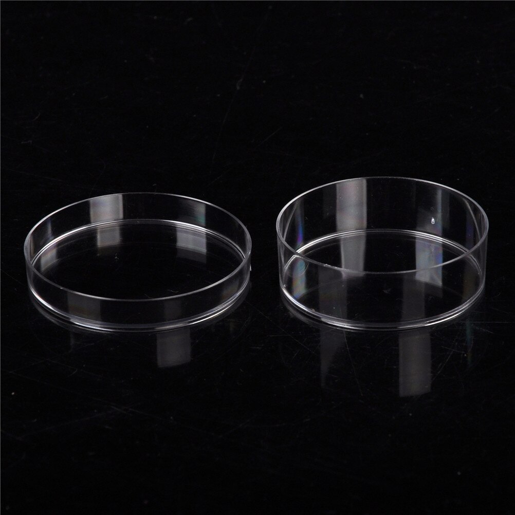 Practical Lab Supply Sterile Petri Dishes with Lids for Lab Plate Bacterial Yeast Chemical Instrument