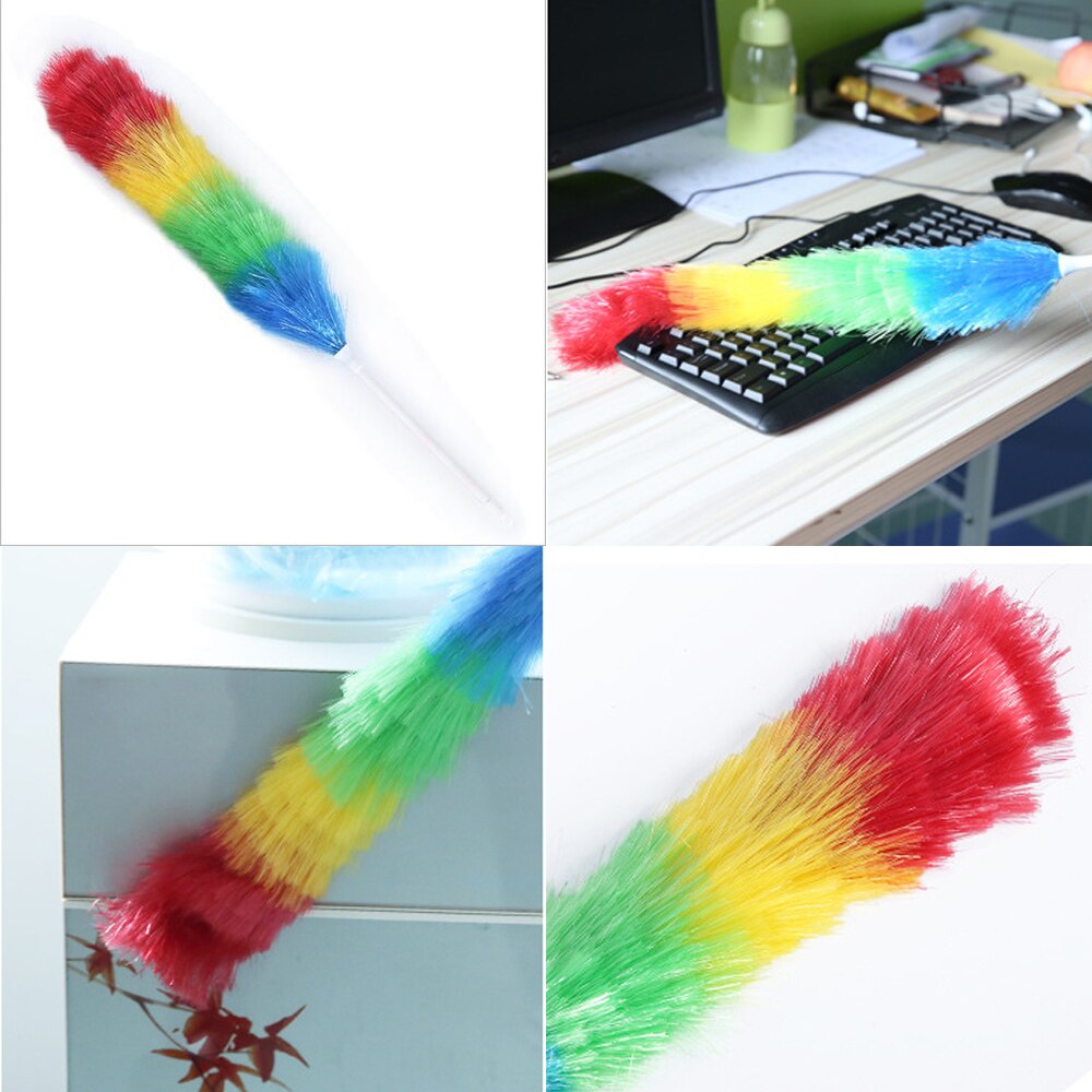 Household Soft Microfiber Duster Brush Anti Static Duster Cleaning Home Auto Cleaner Dust Handle Pole Cobweb Long Brush