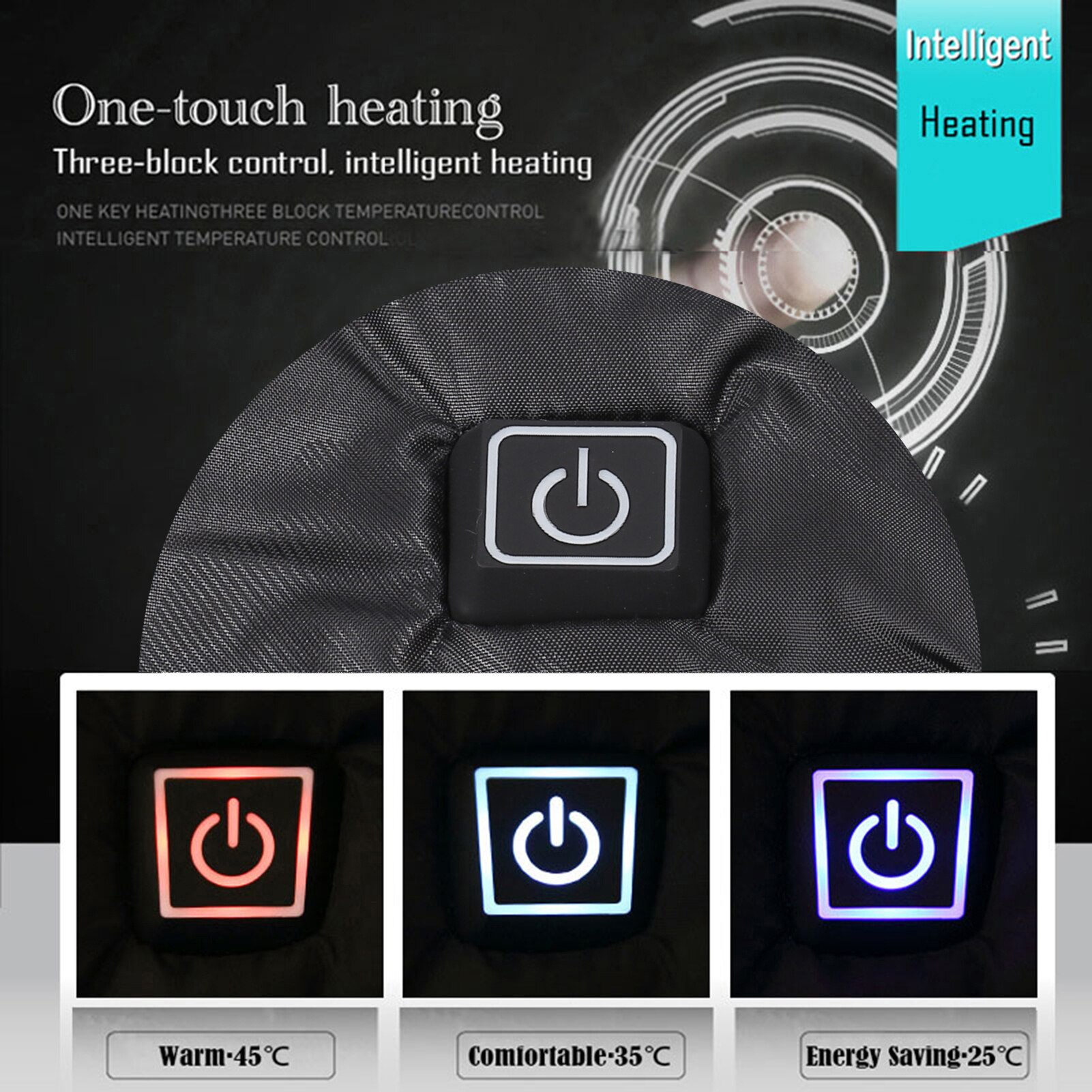 Warme heren winter usb infrarood verwarming vest flexibele elektrische thermische vest vis wandelen outdoor jassen fietsen motorfiets