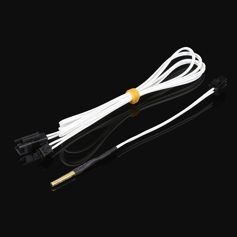 3DSWAY 3D Printer Parts HT-NTC 100K ohm B3950 Thermistor Cartridge Sensor with SM Plug High Temperature for E3D V6 PT100 Hotend