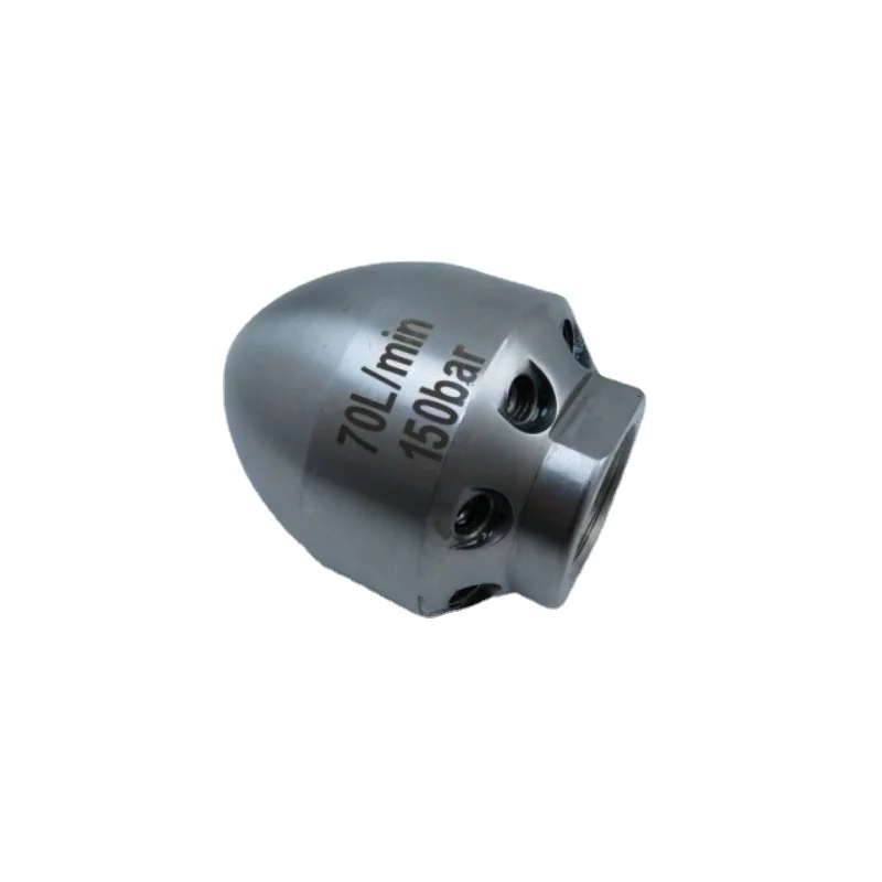 Boquilla de lavadora de alta presión G1/2 pulgadas, tubo de descarga, manguera de drenaje, cabezal rociador de acero inoxidable para herramientas de limpieza sucia pesada