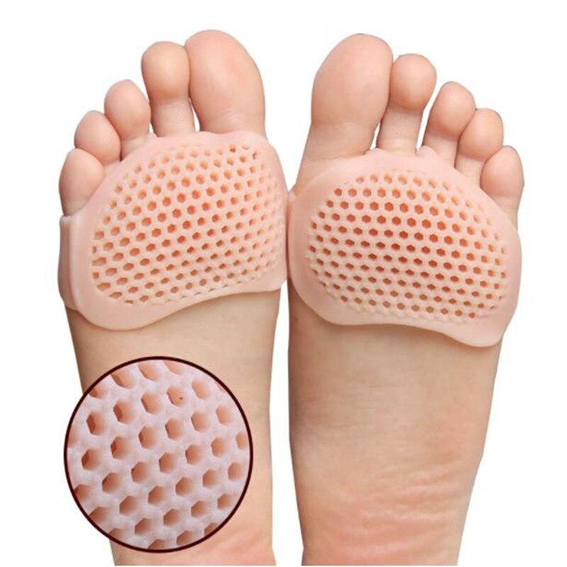Dropshipping solette imbottite in silicone per avampiede solette per scarpe solette in gel soletta per scarpe traspirante per assistenza sanitaria inserto per scarpe con tacco contralto